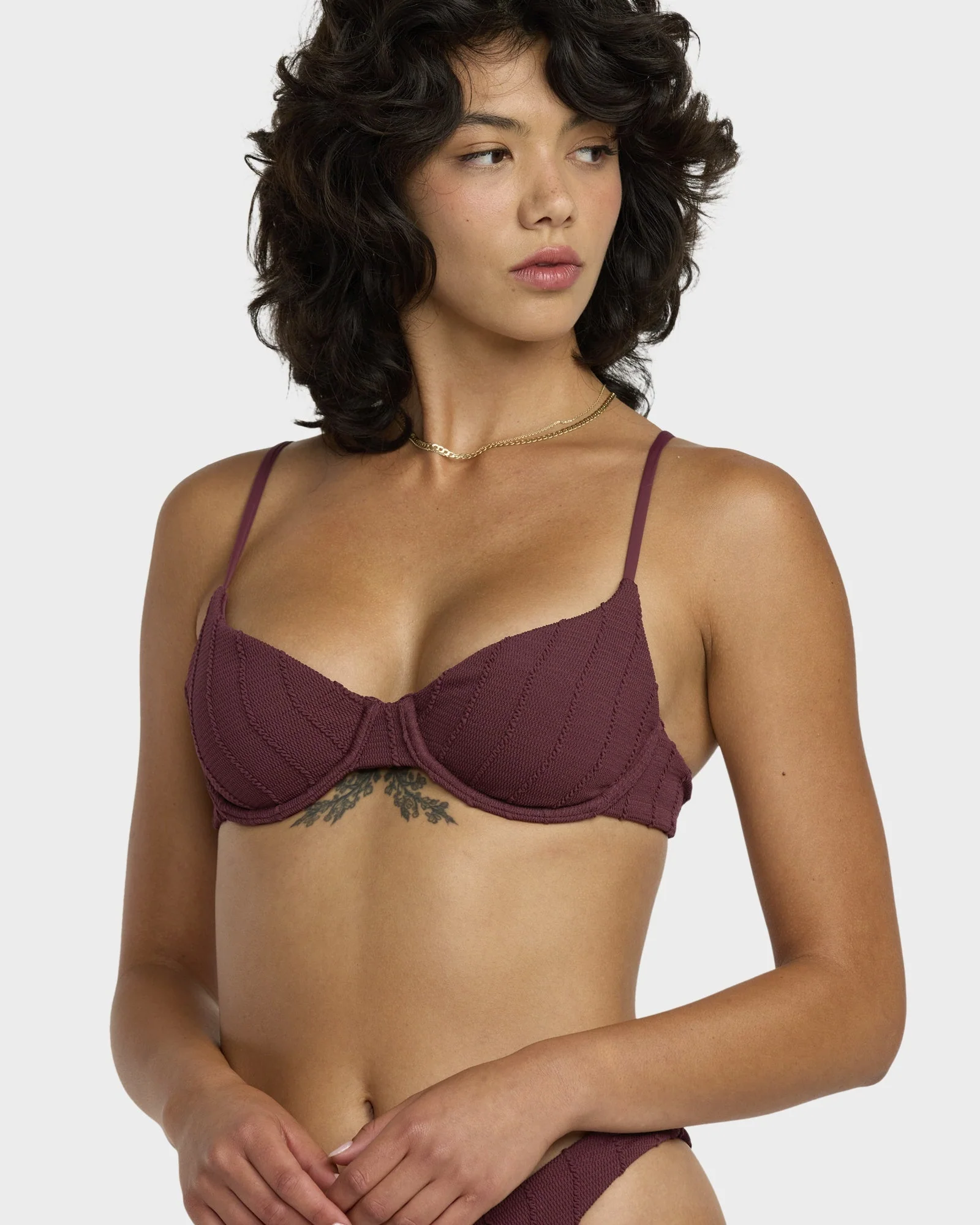 Womens Chevy Grooves 90s Underwire Bikini Top - Image 3