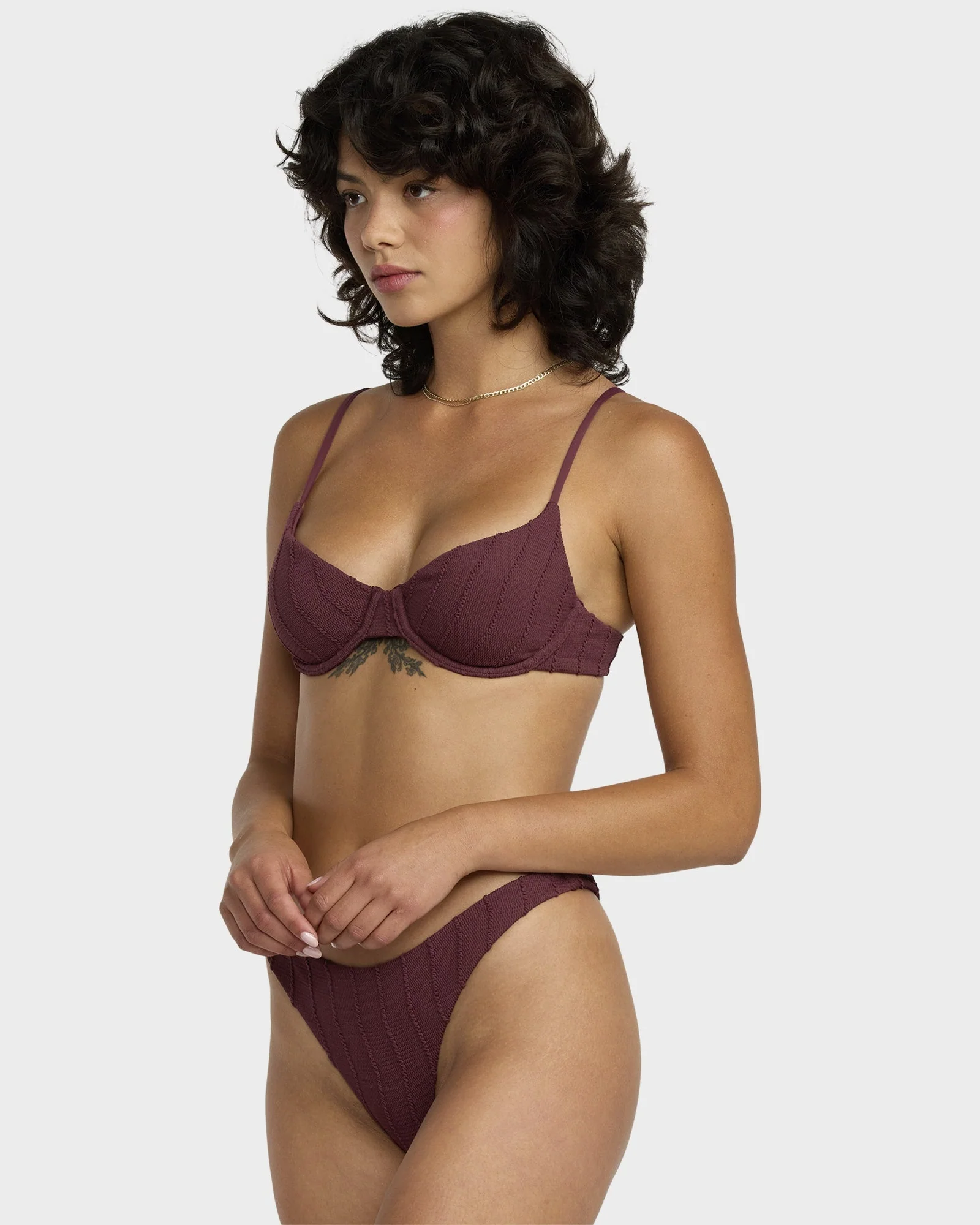 Womens Chevy Grooves 90s Underwire Bikini Top - Image 4