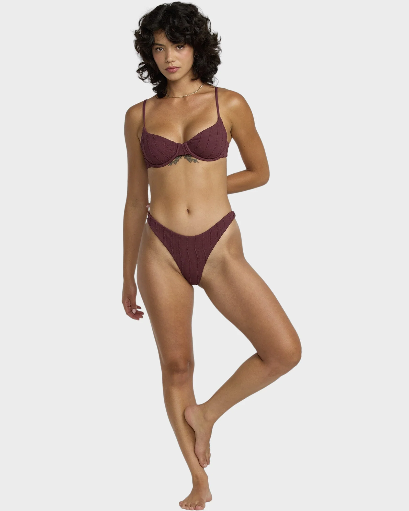 Womens Chevy Grooves 90s Underwire Bikini Top - Image 5