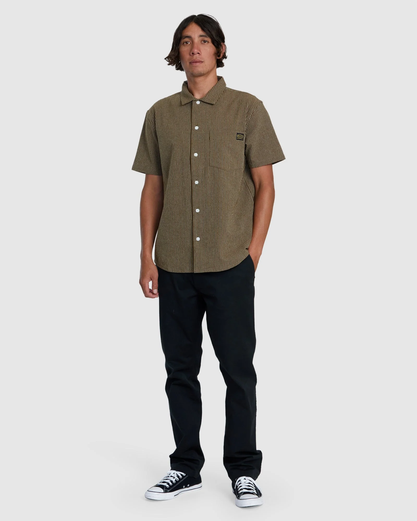 Mens Dayshift Stripe II Shirt - Image 5