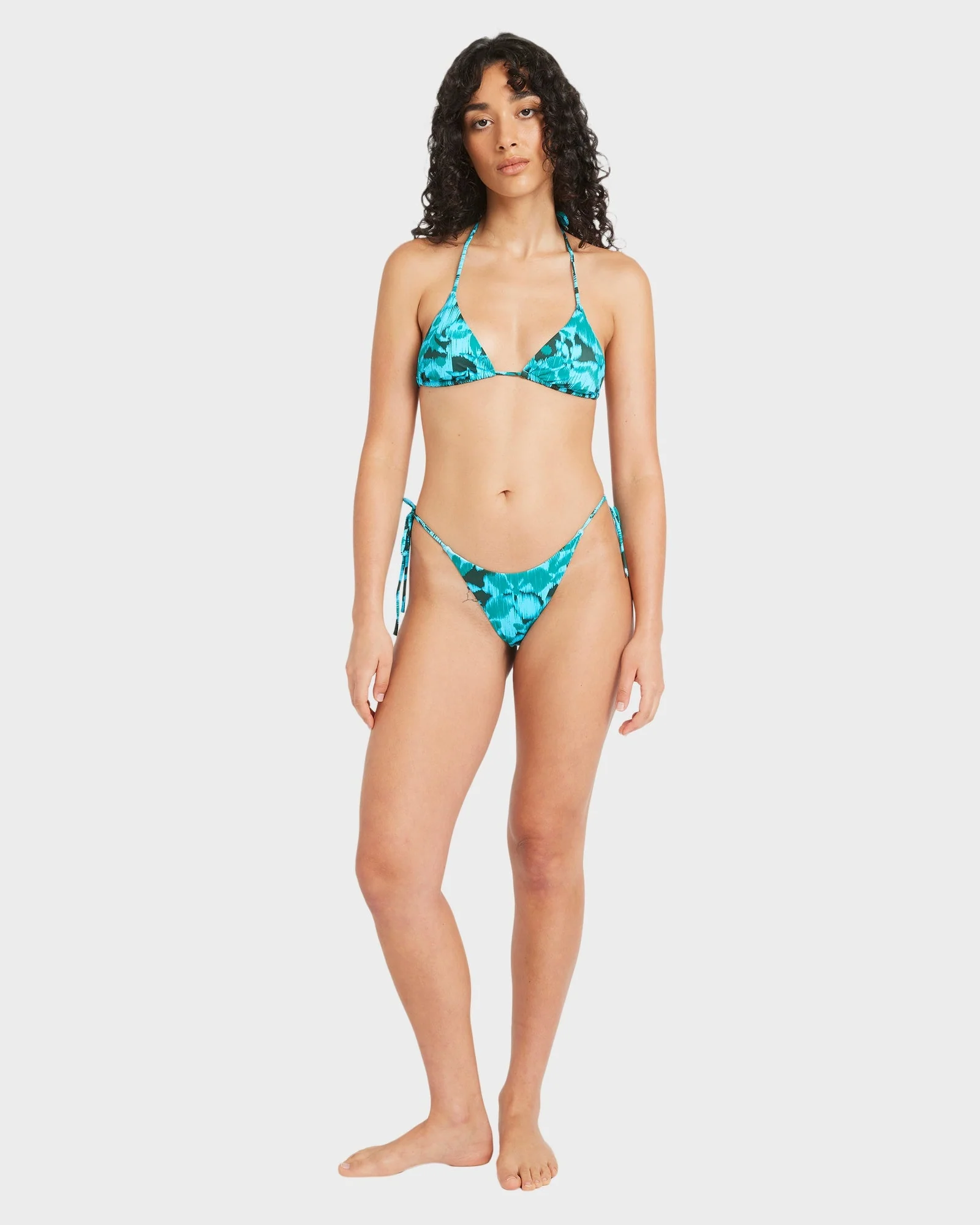 Womens Deep Waters Triangle Bikini Top - Image 7