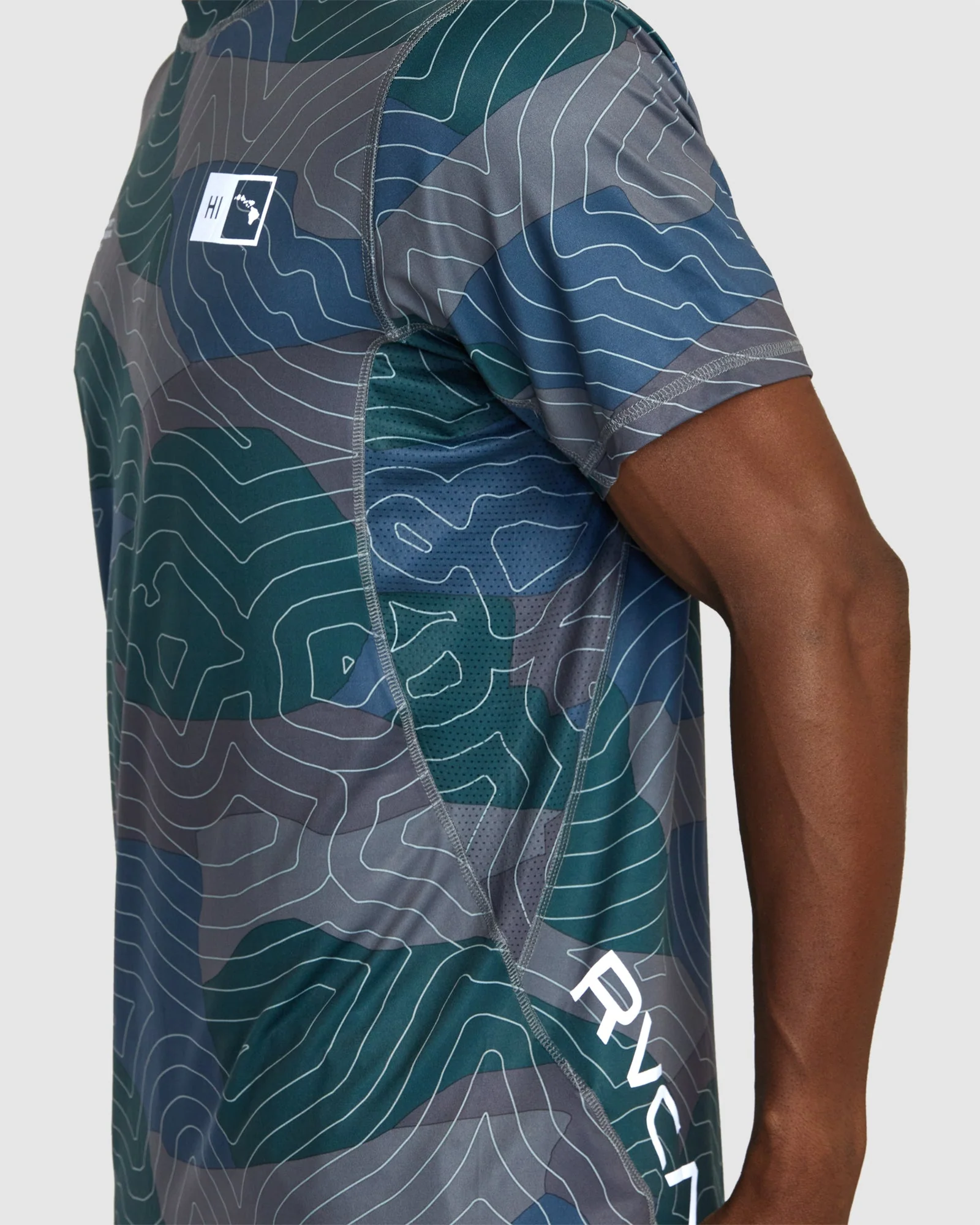 Hawaii Sport Vent Short Sleeve Training Top - Image 4