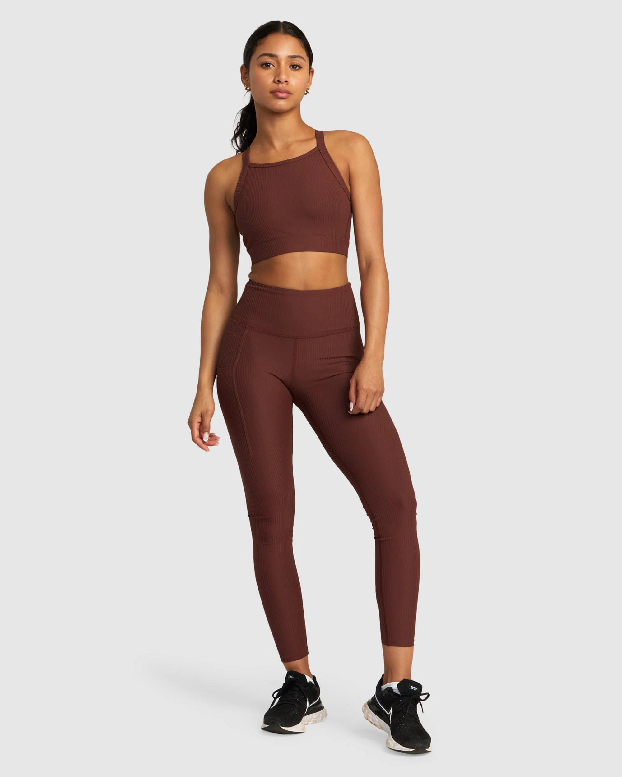 Mineral Rib High Impact Bra - Image 5