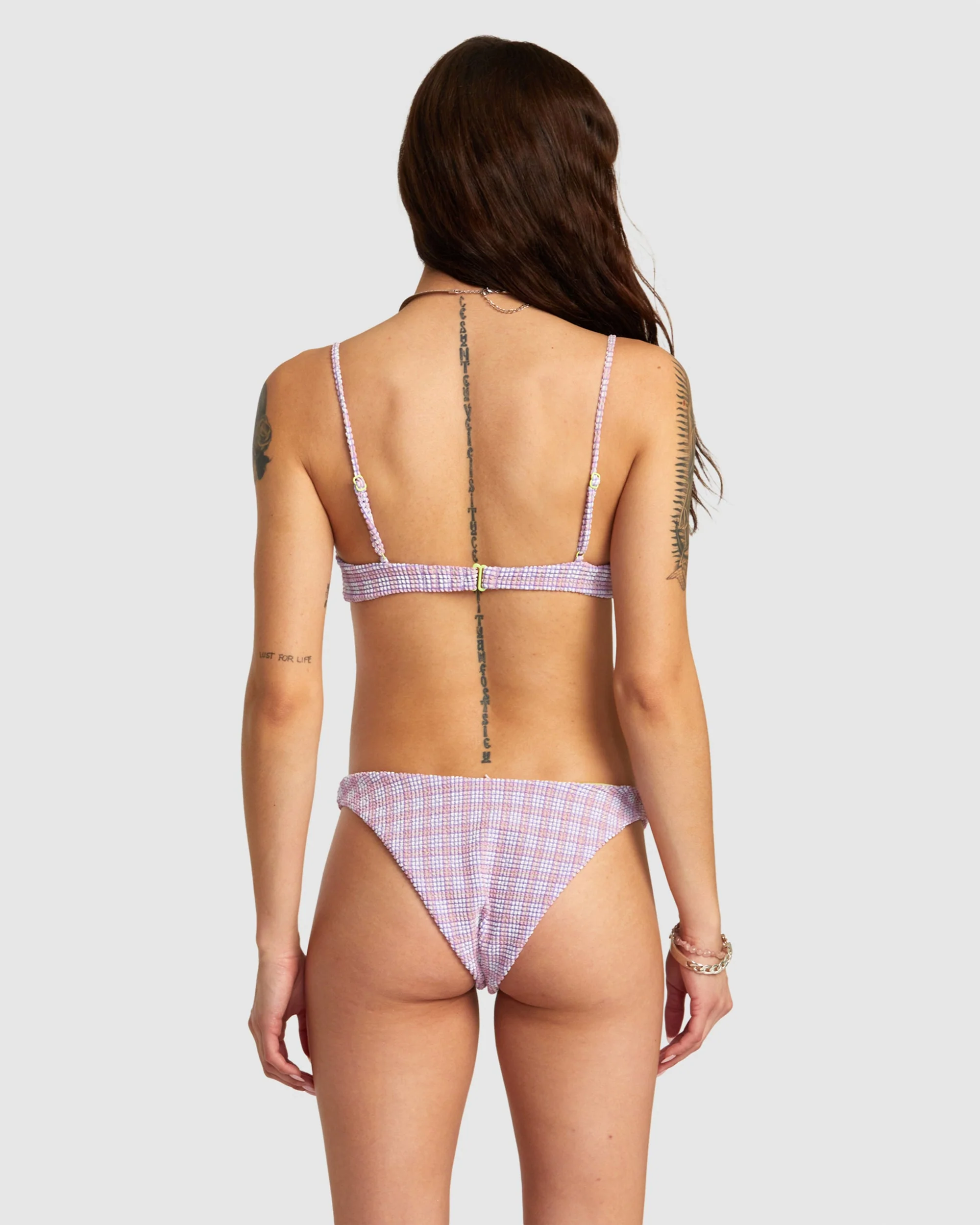 Womens Prepped V-Wire Bralette Bikini Top - Image 3