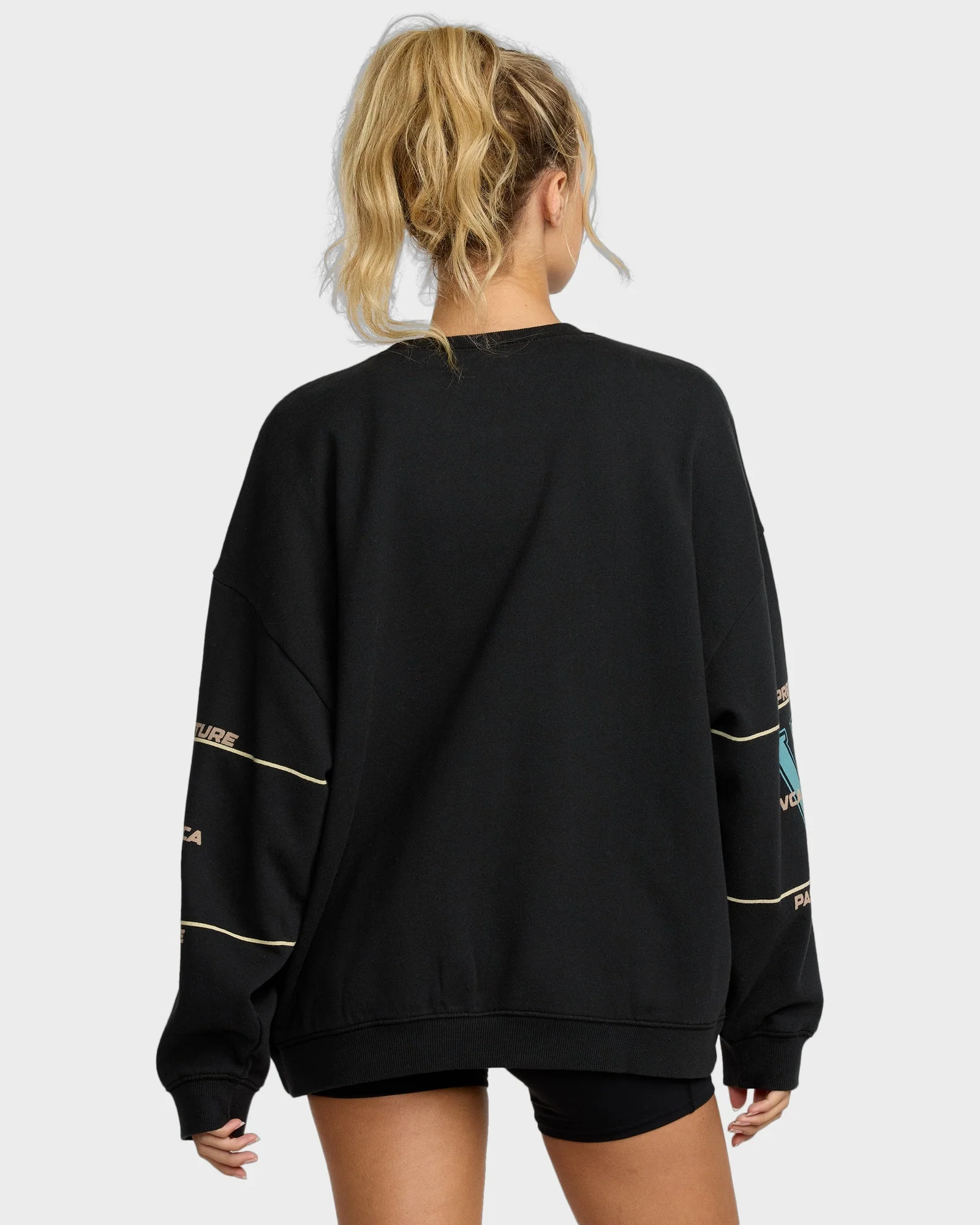 Womens Puck It Crew Neck - Image 3