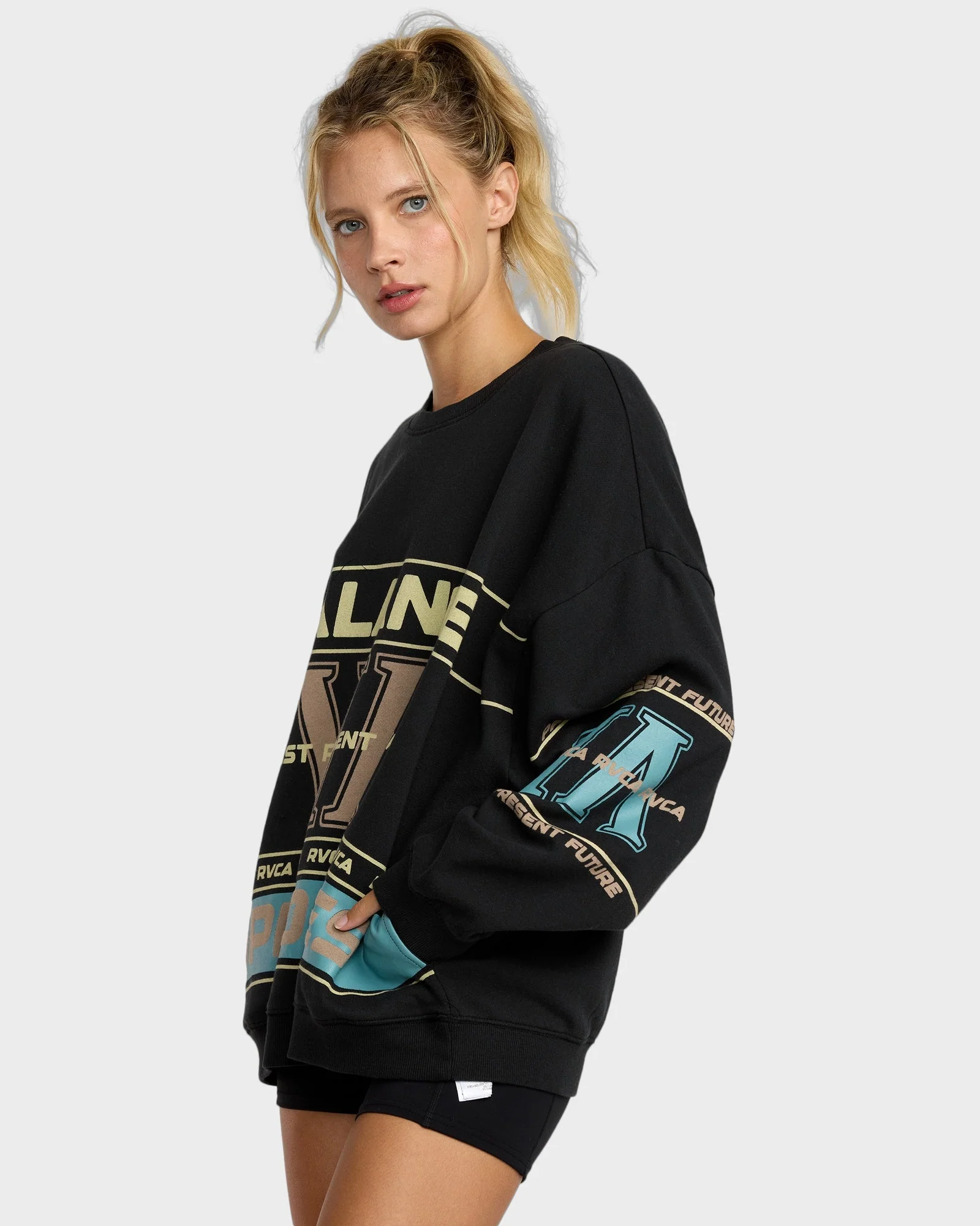 Womens Puck It Crew Neck - Image 4