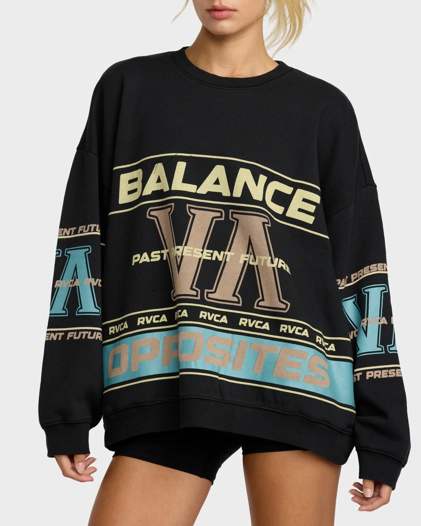 Womens Puck It Crew Neck - Image 5