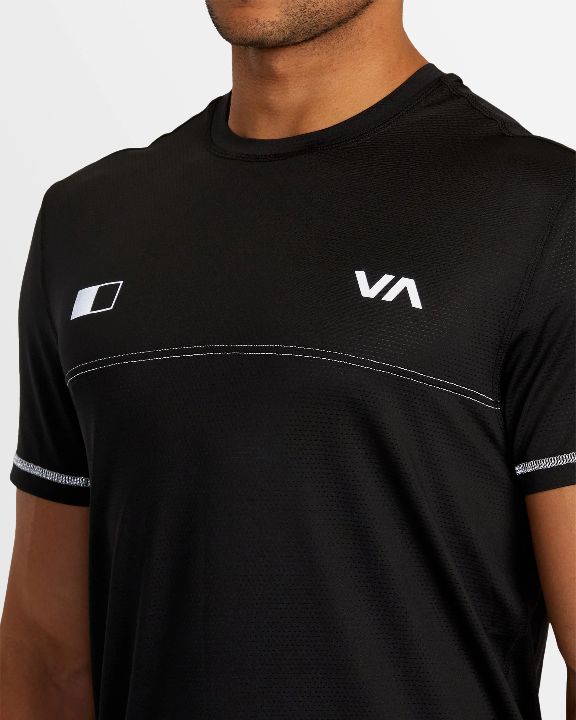 Mens Rvca Runner T-Shirt - Image 4