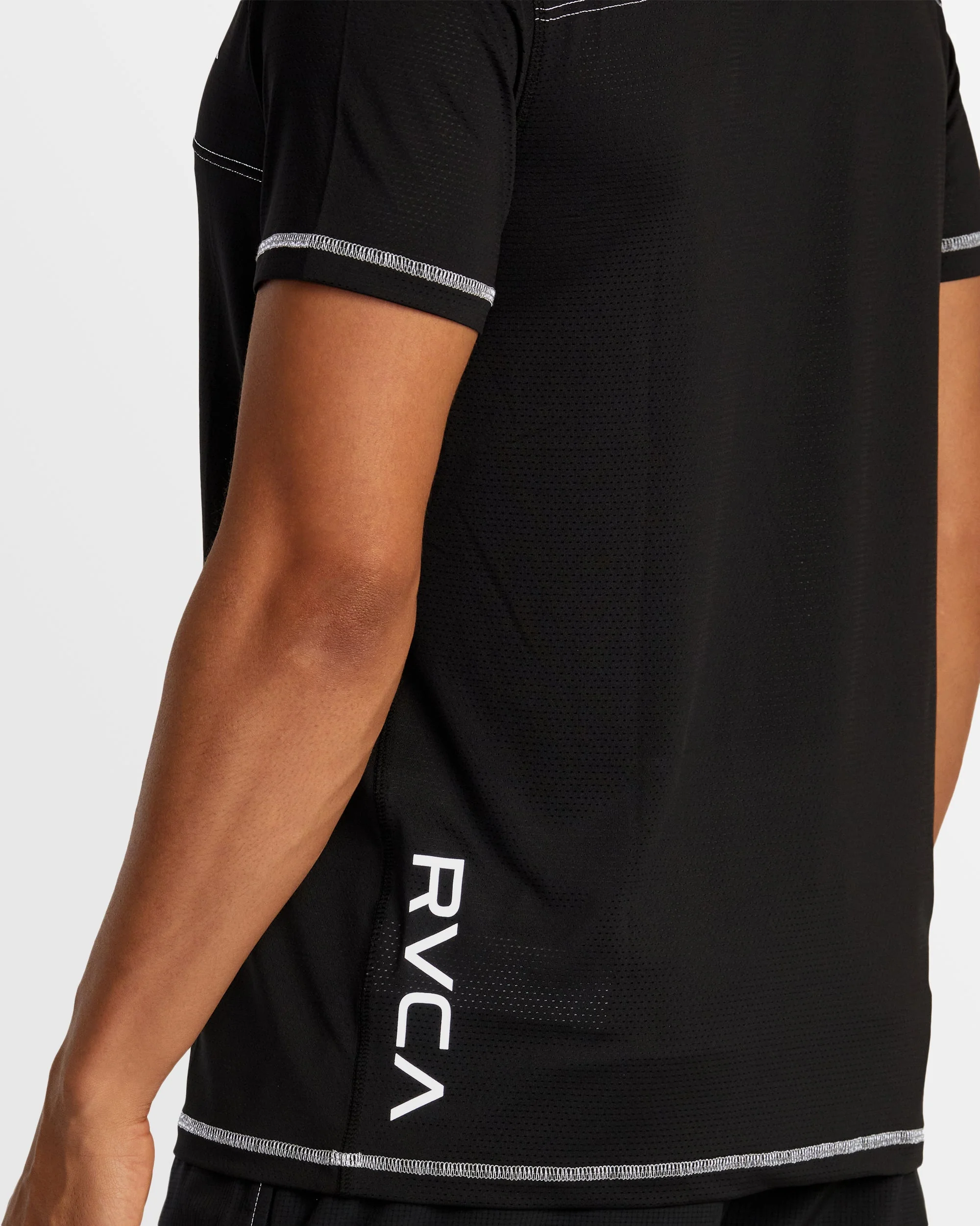 Mens Rvca Runner T-Shirt - Image 5