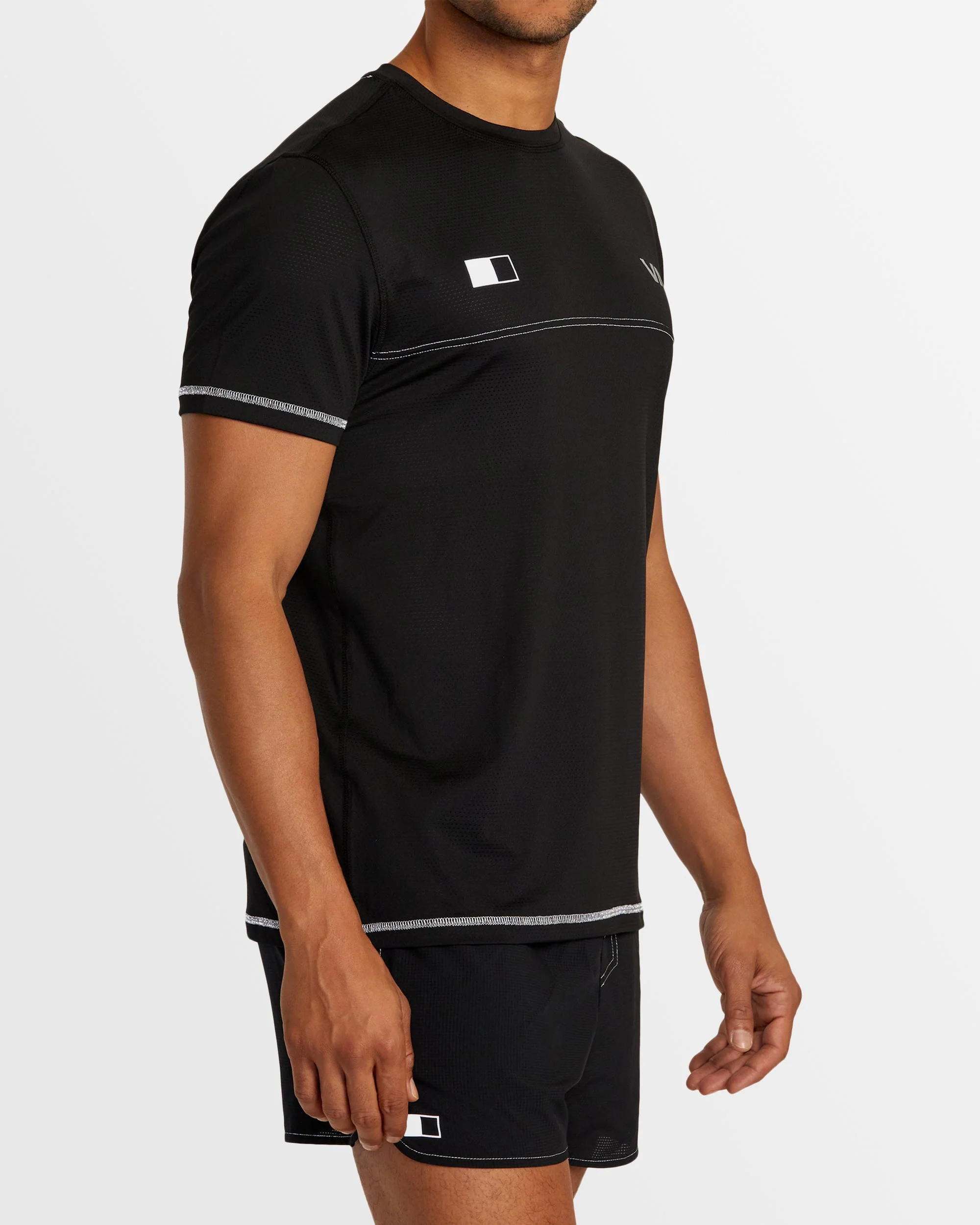Mens Rvca Runner T-Shirt - Image 8
