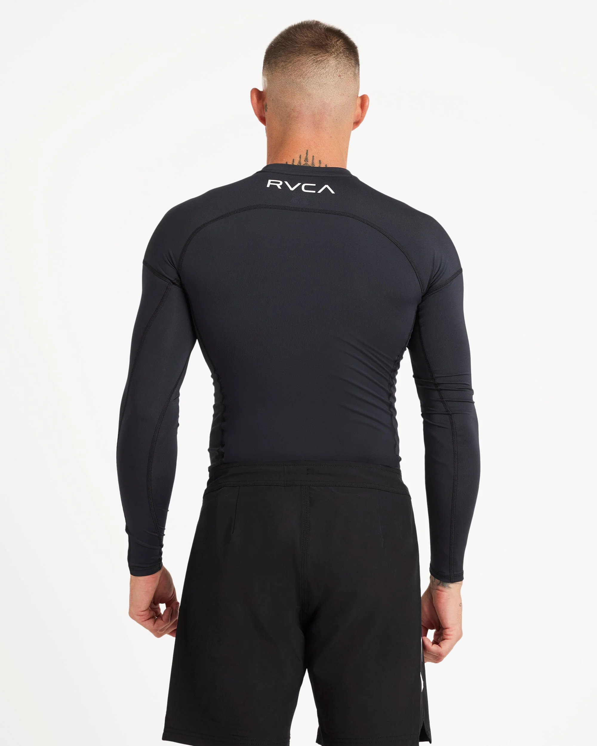 Mens Sport Long Sleeve Rash Vest - Image 3