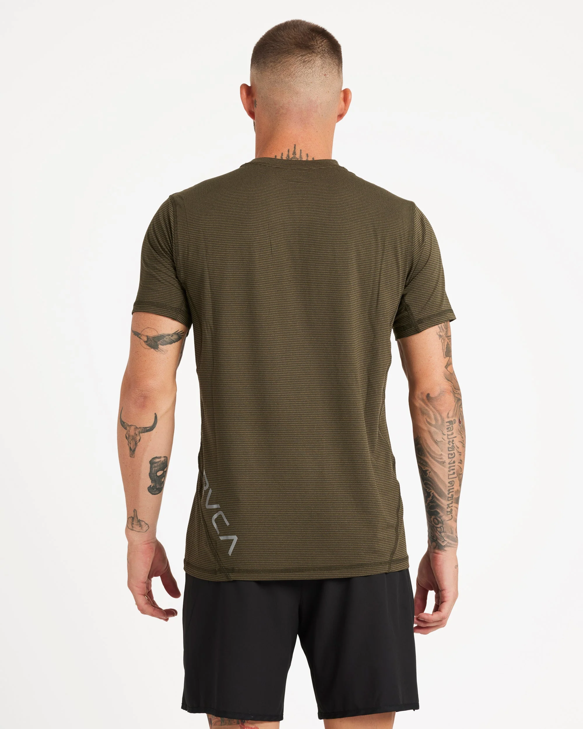 Mens Sport Vent Stripe T-Shirt - Image 3