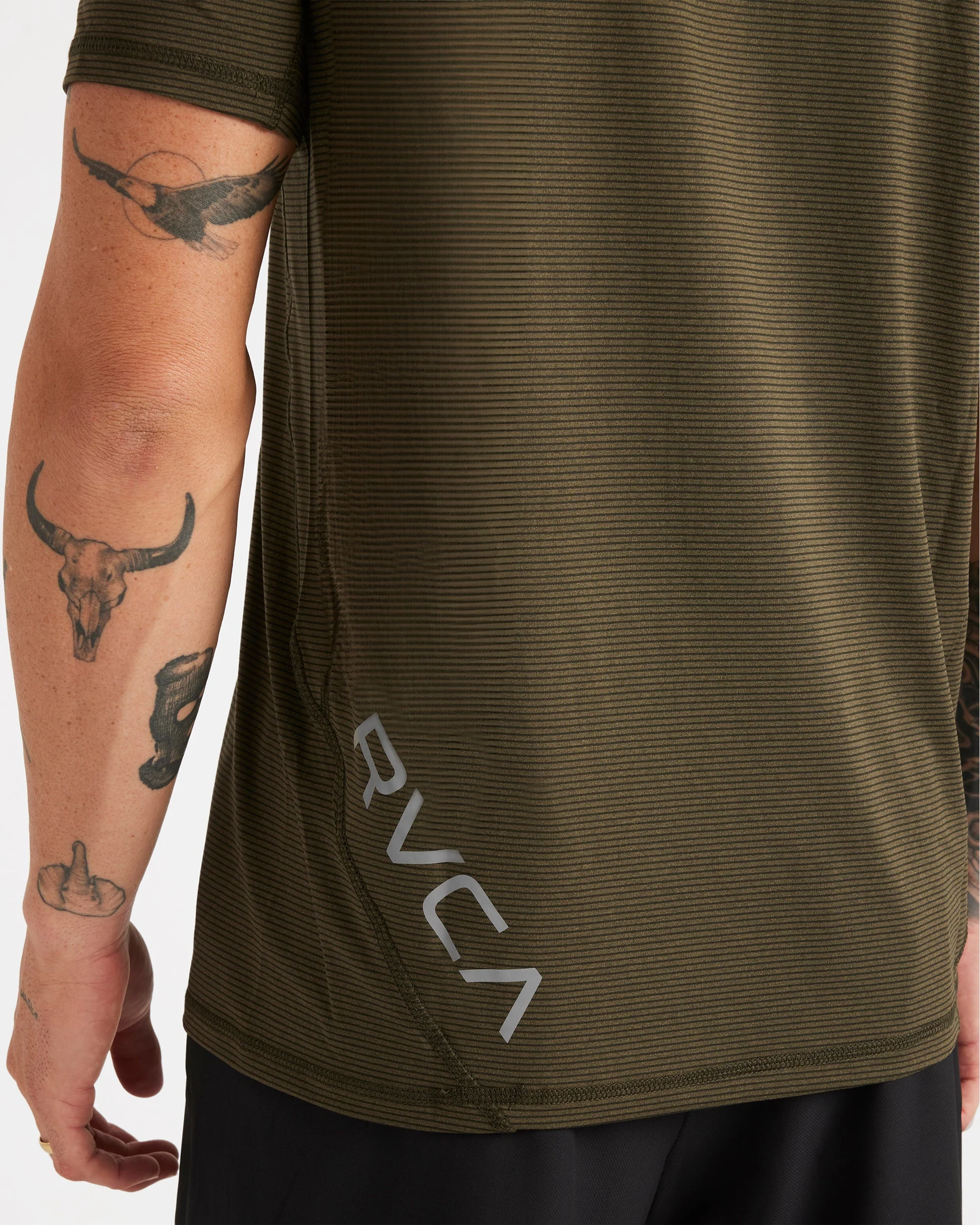 Mens Sport Vent Stripe T-Shirt - Image 4