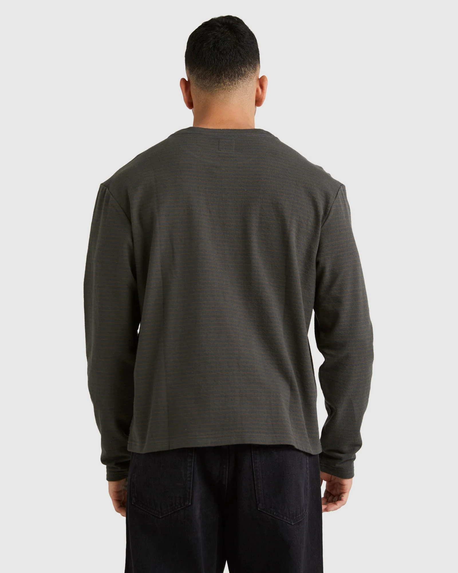 Mens Vacancy Crew Long Sleeve T-Shirt - Image 3
